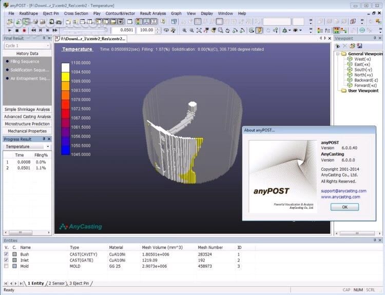 دانلود AnyCasting 6.3 - دانلود انی کستینگ شبیه ساز ریخته گری - سافت گذر