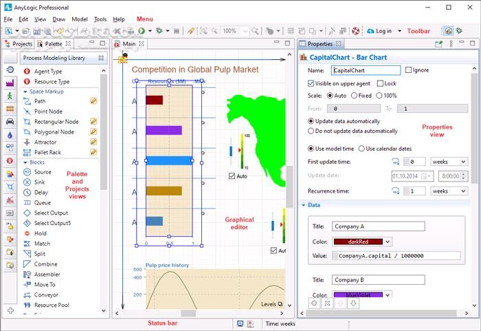 دانلود AnyLogic Pro 8.9.6 - دانلود شبیه‌سازی و مدل‌سازی سیستم‌های پیچیده - سافت گذر