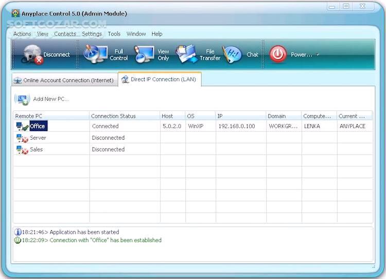دانلود Anyplace Control 6.1.0.0 Final - دانلود مدیریت کامپیوتر از راه دور - سافت گذر