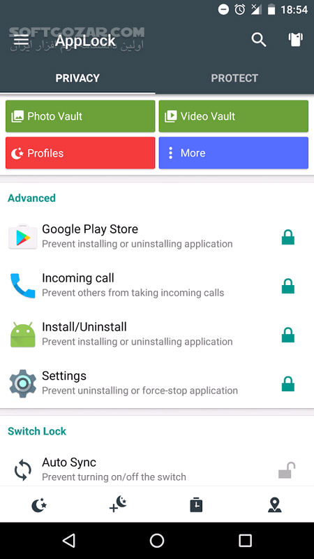 دانلود AppLock Premium 6.0.3 for Android +5.0 - دانلود قفل گذاری برای اندروید - سافت گذر