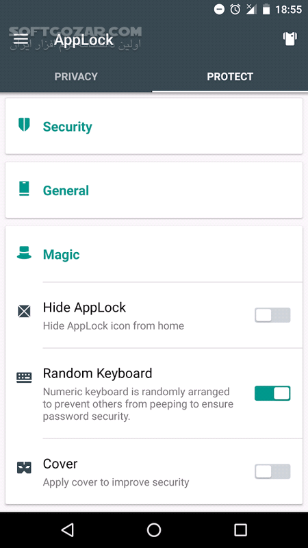 دانلود AppLock Premium 6.0.3 for Android +5.0 - دانلود قفل گذاری برای اندروید - سافت گذر