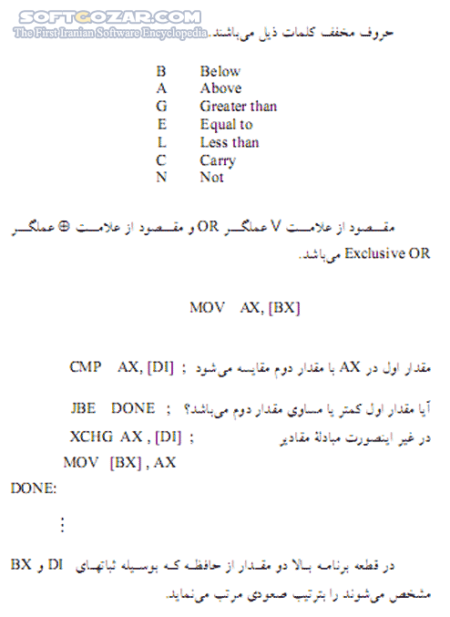 دانلود آموزش زبان ماشین و برنامه نویسی سیستم - دانلود کتاب آشنایی کامل با برنامه نویسی اسمبلی - سافت گذر