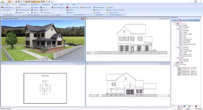 دانلود Ashampoo 3D CAD Professional 12.0.0 - دانلود طراحی سه بعدی ساختمان - سافت گذر
