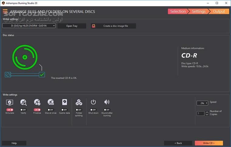 دانلود Ashampoo Burning Studio 2026 v1.27 - دانلود ساخت و رایت دیسک آشامپو - سافت گذر