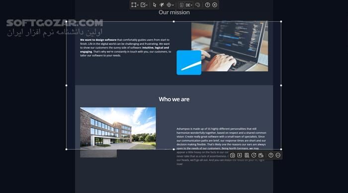 دانلود Ashampoo Snap 17.0.6 - دانلود تصویر برداری از محیط دسکتاپ - سافت گذر