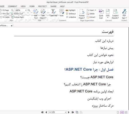 دانلود ASP.Net Core برای بازار کار - دانلود کتاب ای اس پی دات نت برای بازار کار - سافت گذر