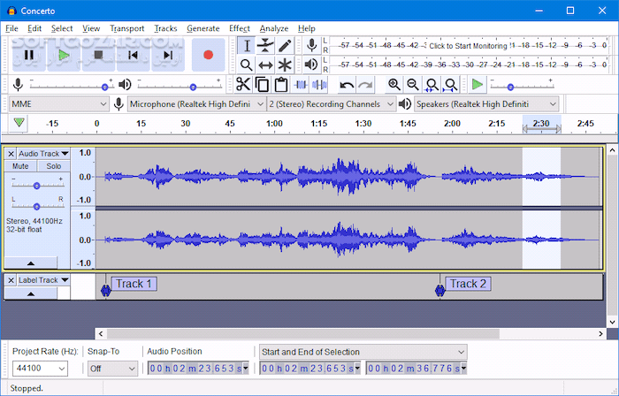 دانلود Audacity 3.7.7 - دانلود نرم افزار رایگان ویرایشگر صوتی و ضبط صدا - سافت گذر