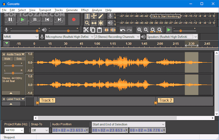 دانلود Audacity 3.7.7 - دانلود نرم افزار رایگان ویرایشگر صوتی و ضبط صدا - سافت گذر