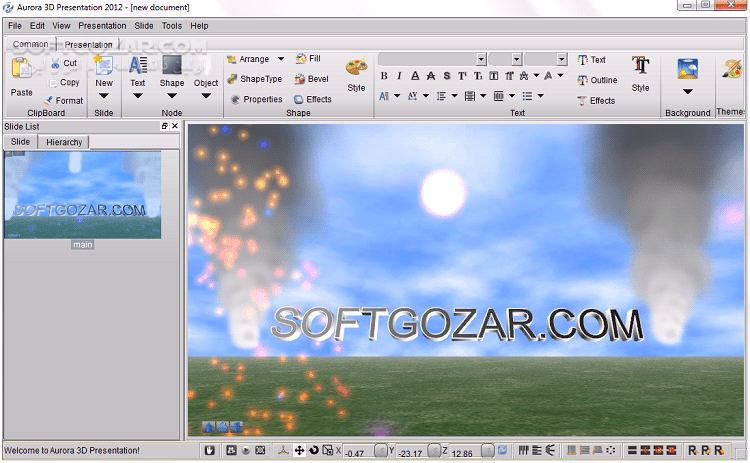 دانلود Aurora 3D Presentation 20.01.30 - دانلود بهترین نرم افزار ساخت انیمیشن و تصاویر 3 بعدی - سافت گذر