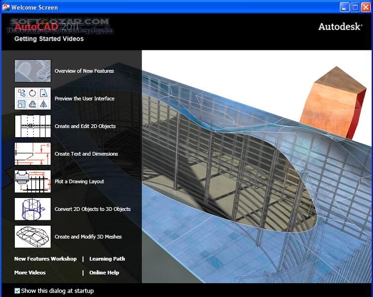 دانلود AutoCAD 2007 SP2 / 2011 SP2 x86/x64 + Portable 2010 - دانلود نسخه‌ی 2011 قویترین نرم افزار نقشه کشی  - سافت گذر