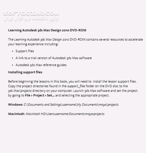 دانلود Learning Autodesk 3ds Max Design 2010 - دانلود کتاب آموزش اتودسک 3دی مکس دیزاین 2010 - سافت گذر