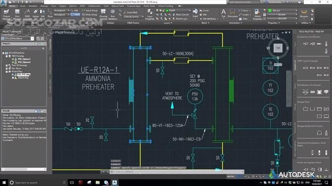 دانلود Autodesk AutoCAD Plant 3D 2026.1 / 2025.1 / 2024 / 2022.1.1 / 2021.1.1 / 2020.1 / 2019.2 - دانلود اتوکد پلنت تری دی - سافت گذر
