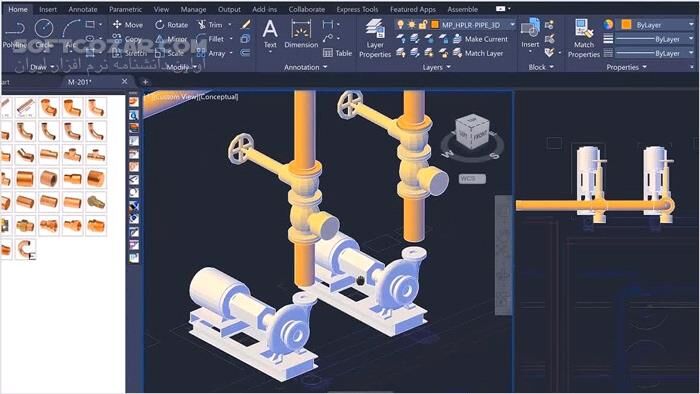 دانلود Autodesk Fabrication CADmep 2026 / 2025.0.1 - دانلود طراحی سیستم های تأسیساتی - سافت گذر