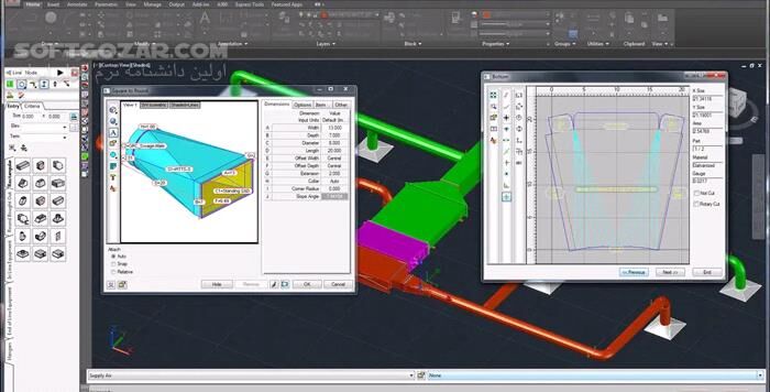 دانلود Autodesk Fabrication CAMduct 2026 / 2025.0.1 - دانلود طراحی کانال تهویه مطبوع - سافت گذر