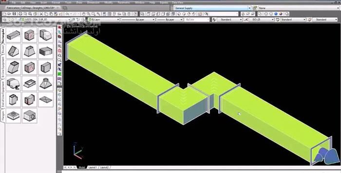 دانلود Autodesk Fabrication CAMduct 2026 / 2025.0.1 - دانلود طراحی کانال تهویه مطبوع - سافت گذر