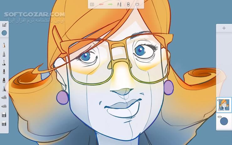 دانلود Autodesk SketchBook Pro 5.2.5 for Android +4.0 - دانلود نرم افزار طراحی و نقاشی معروف و فوق العاده SketchBook برای اندروید - سافت گذر