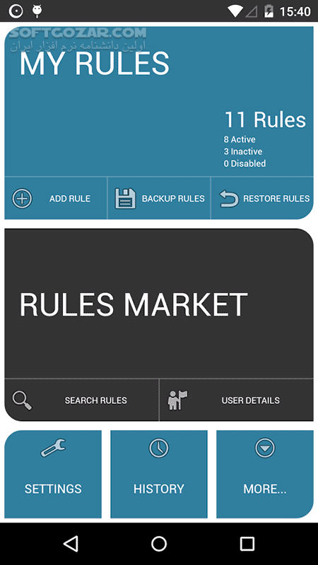 دانلود AutomateIt Pro 4.1.226 for Android +2.3 - دانلود اتومیت پرو برای اندروید - سافت گذر
