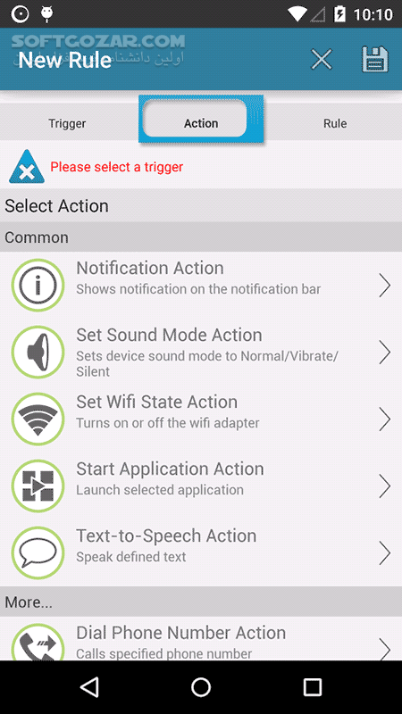 دانلود AutomateIt Pro 4.1.226 for Android +2.3 - دانلود اتومیت پرو برای اندروید - سافت گذر