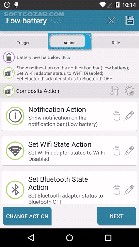دانلود AutomateIt Pro 4.1.226 for Android +2.3 - دانلود اتومیت پرو برای اندروید - سافت گذر