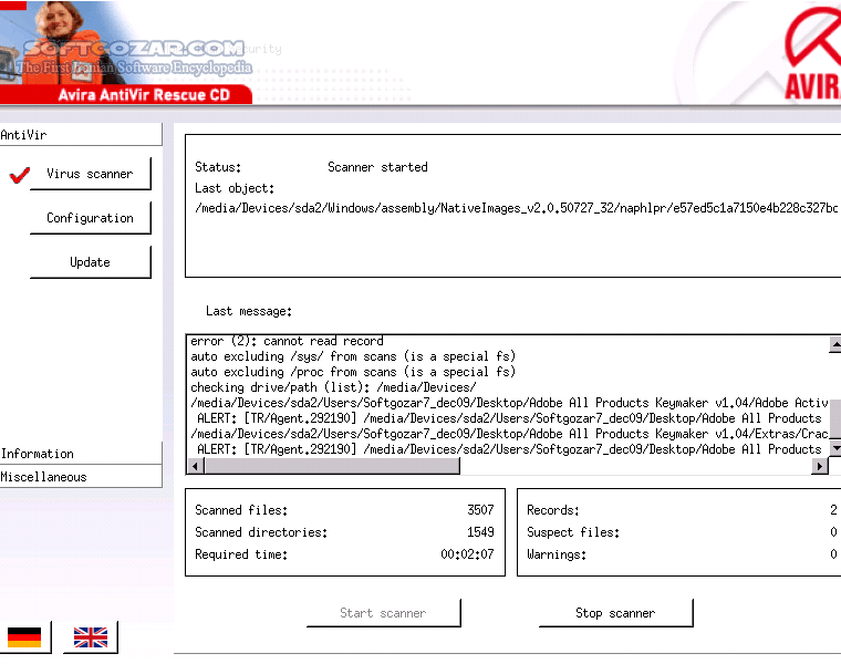 دانلود Avira Rescue System 02.2025 [Rescue Disk] - دانلود اویرا دیسک نجات - سافت گذر