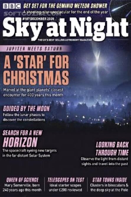 دانلود مجله وقایع نجوم و ستاره شناسی - دانلود کتاب مجله BBC Sky at Nigh دسامبر 2020 - سافت گذر