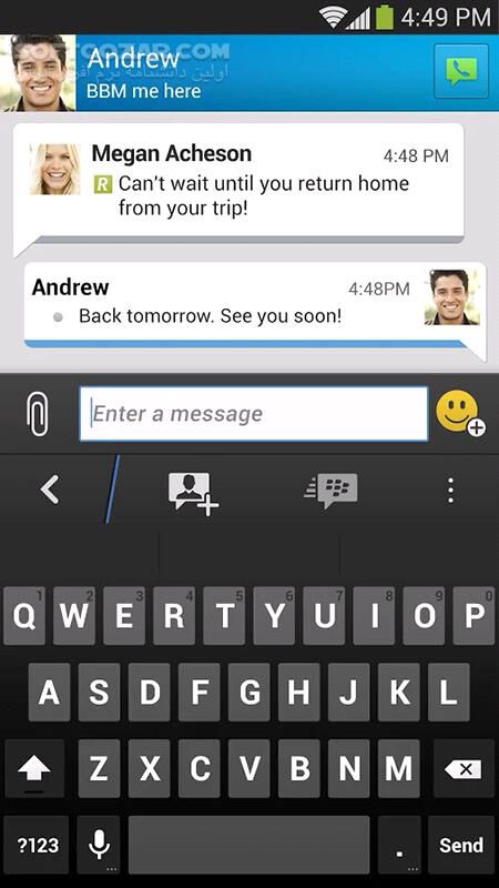 دانلود BBM 3.3.21.78 for Android +4.0 - دانلود برنامه چت و تماس بی بی ام برای اندروید - سافت گذر