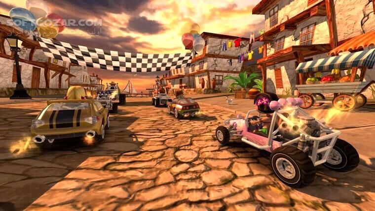 دانلود Beach Buggy Racing 2 2022.02.17.287 for Android +4.0.3 - دانلود ماشین سواری بیچ باگی برای اندروید - سافت گذر