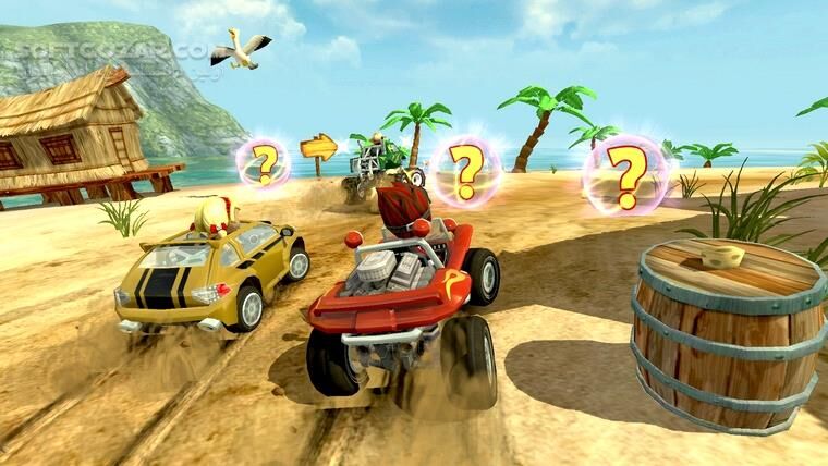 دانلود Beach Buggy Racing 2 2022.02.17.287 for Android +4.0.3 - دانلود ماشین سواری بیچ باگی برای اندروید - سافت گذر