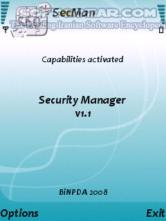 دانلود BiNPDA Security Manager 1.10 - دانلود ابزار ساین (Sign) یا هک کردن گوشی های سیمبین سری 60 ورژن 3 جهت نصب نرم افزار کرک شده برای اندروید - سافت گذر
