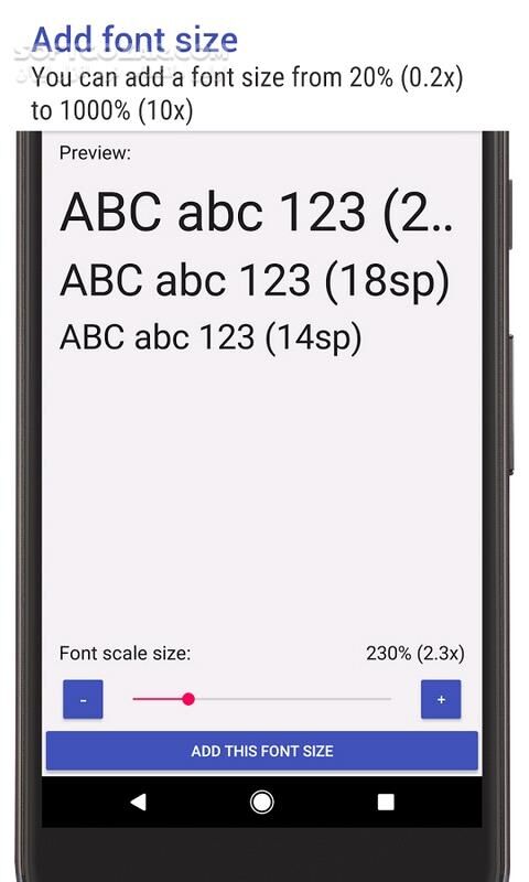 دانلود Big Font Pro 3.26 for Android +4.1 - دانلود تغییر سایز فونت برای اندروید - سافت گذر