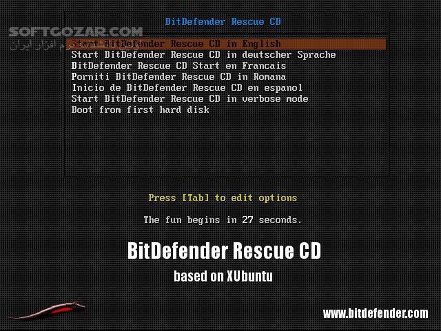 دانلود BitDefender Rescue CD 2019.06.03 - دانلود دیسک نجات بیت دیفندر - سافت گذر