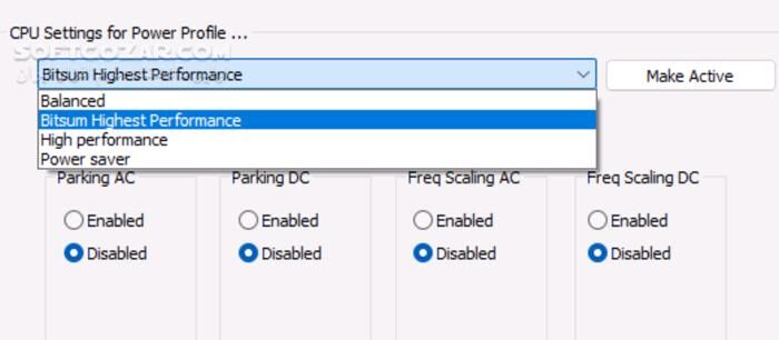 دانلود Bitsum ParkControl Pro 5.2.0.6 - دانلود افزایش سرعت ویندوز - سافت گذر