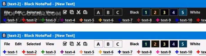 دانلود Black NotePad 2.3.0.26 - دانلود ویرایشگر متن با تم تیره برای ویندوز - سافت گذر