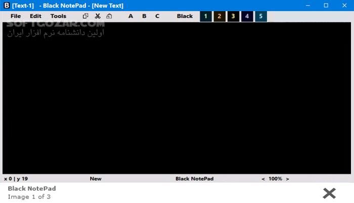 دانلود Black NotePad 2.3.0.26 - دانلود ویرایشگر متن با تم تیره برای ویندوز - سافت گذر