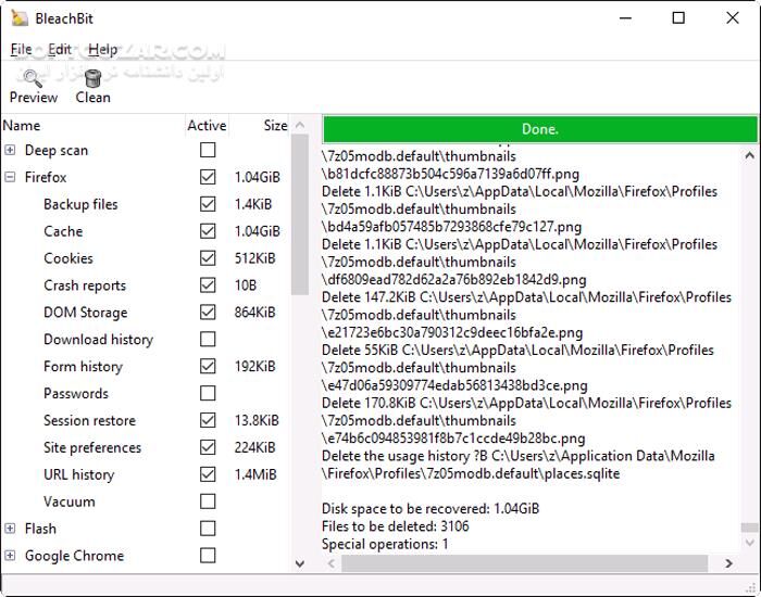 دانلود BleachBit 5.0.2.3065 - دانلود پاکسازی ویندوز - سافت گذر