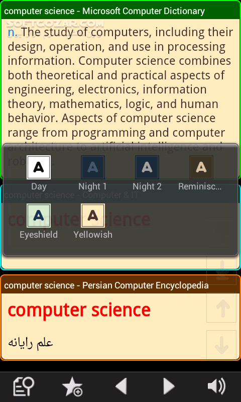 دانلود BlueDict 8.0.1 for Android +2.2 - دانلود کامل ترین دیکشنری اندروید با 42 دیکشنری برای اندروید - سافت گذر