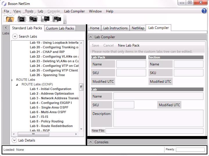 دانلود Boson NetSim for CCNP 9.9.5231.17264 + Network Simulator 11.7.6487.20622 - دانلود یکی از بهترین نرم افزارهای شبیه سازی شبکه - سافت گذر