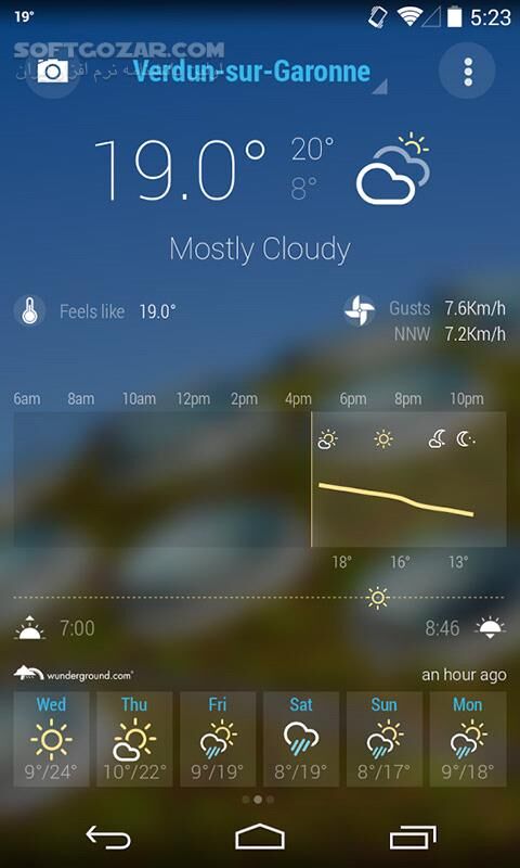 دانلود Bright Weather Premium 1.4.1 for Android +4.0 - دانلود آب و هوا برای اندروید - سافت گذر