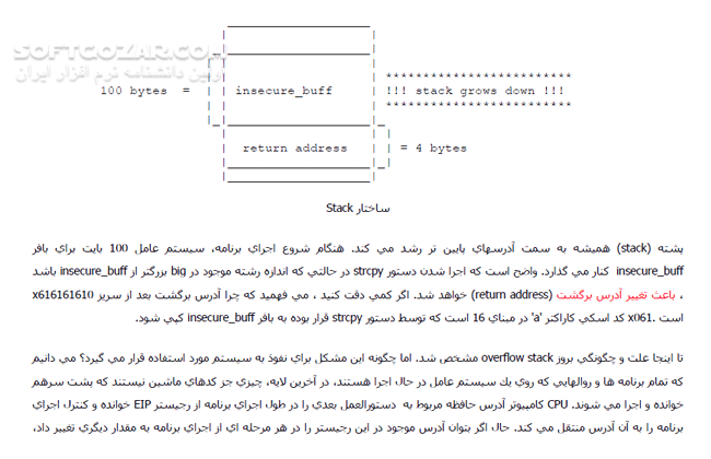 دانلود سرریز بافر چیست؟ - دانلود کتاب سرریز بافر - سافت گذر