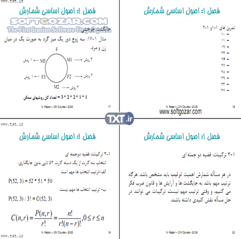 دانلود آموزش ریاضیات گسسته - دانلود کتاب آشنایی با ساختمان گسسته - سافت گذر