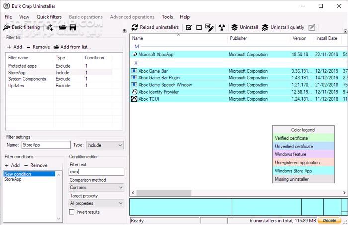 دانلود Bulk Crap Uninstaller 5.9 - دانلود حذف کامل نرم افزارهای نصب شده - سافت گذر