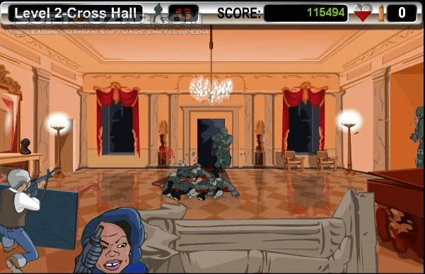 دانلود Bush Shoot-Out - دانلود بازی حمله به کاخ سفید و دفاع بوش - سافت گذر