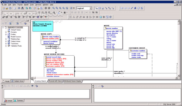 دانلود CA AllFusion ERwin Data Modeler r7.3.8.2235 SP2 / Process Modeler r7.1.2.1259 - دانلود برنامه مدل سازی شماتیک برای مدیریت زیرساخت ها - سافت گذر