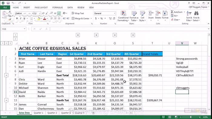 دانلود CBT Nuggets - Microsoft Excel 2013 77-420 - دانلود فیلم آموزش مایکروسافت اکسل 2013 – آزمون 77-420 - سافت گذر