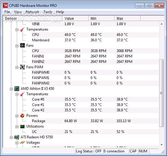 دانلود CPUID HWMonitor 1.61 + Pro 1.56 + Portable - دانلود مانیتورینگ وضعیت سخت افزار - سافت گذر