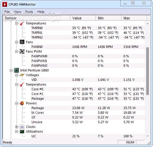 دانلود CPUID HWMonitor 1.61 + Pro 1.56 + Portable - دانلود مانیتورینگ وضعیت سخت افزار - سافت گذر