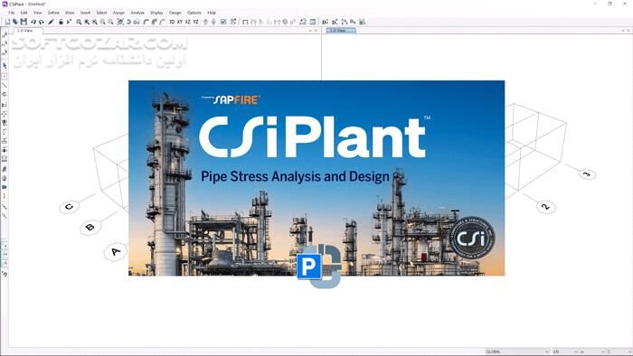 دانلود CSI CSiPlant 9.0.0 Build 1467 (x64) - دانلود طراحی لوله کشی - سافت گذر