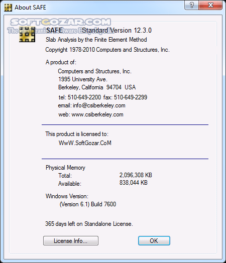 دانلود CSI SAFE 22.7.0.3220 / 21.2.0.2417 / 20.3.0.2005 / 2016 - دانلود آنالیز و طراحی فونداسیون بتنی سیف - سافت گذر