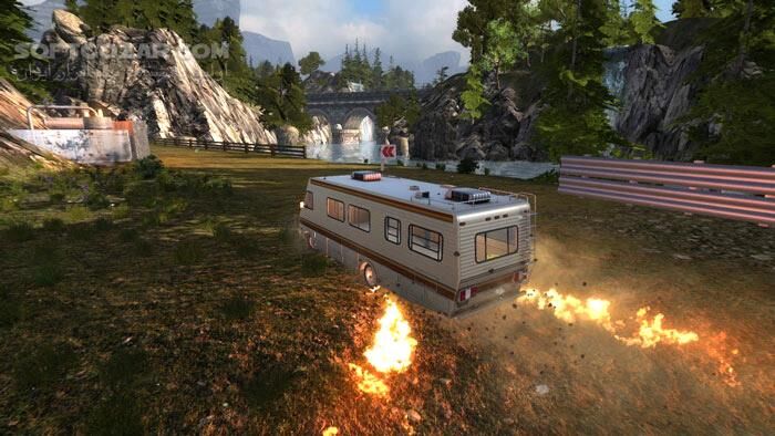 دانلود Camper Jumper Simulator - دانلود بازی ماشین کاروان - سافت گذر