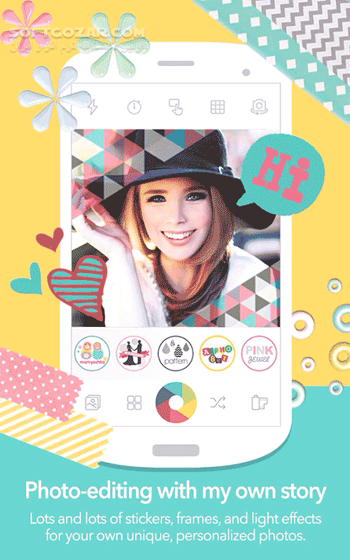 دانلود Candy Camera for Selfie 6.0.88 for Android +4.1 - دانلود تصویر برداری با افکت برای اندروید - سافت گذر